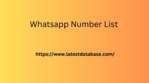 Whatsapp Number List