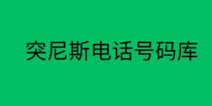 突尼斯电话号码库